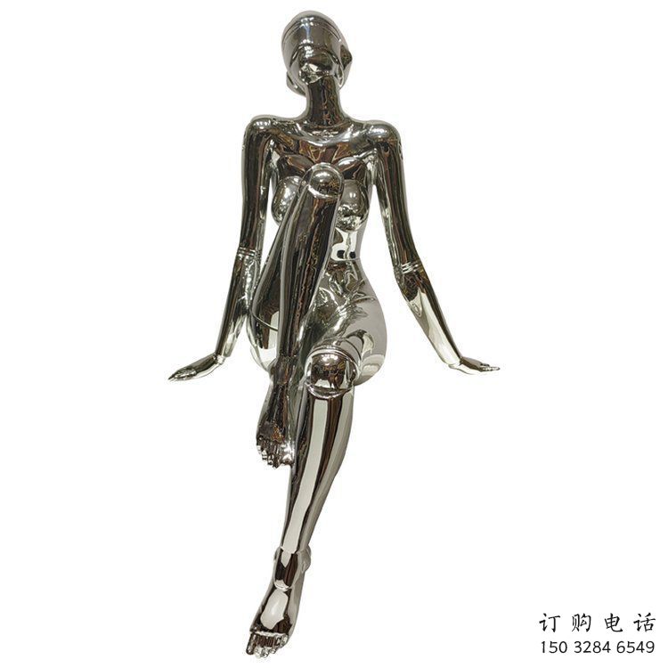 抽象女子雕塑廠家 創意小品 廣場不銹鋼女子雕塑定制