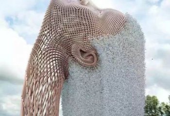 大型少女雕塑廠家 鍛造小品 抽象不銹鋼少女雕塑廠