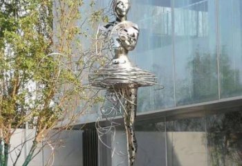 中式女子雕塑廠家 街頭小品 創意不銹鋼女子雕塑制作