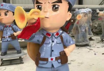 仿真紅軍雕塑廠家 現(xiàn)代擺件 部隊紅軍雕塑生產制作