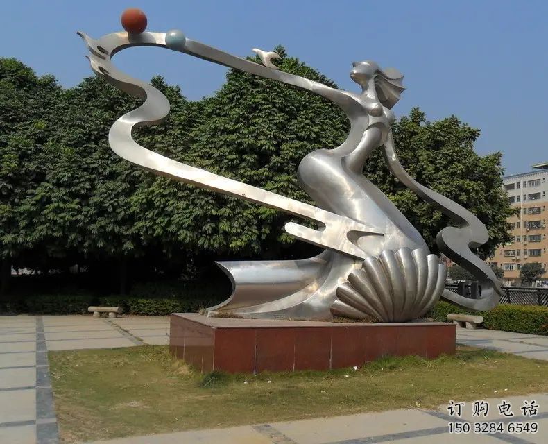 異形體操雕塑廠家 現(xiàn)代公園小品 園林不銹鋼體操雕塑廠