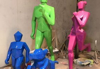 切面跑步雕塑廠家 庭院擺件 廣場不銹鋼跑步雕塑定制