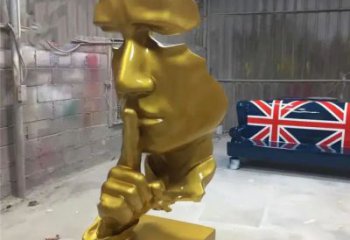 異形人臉雕塑廠家 現代公園小品  廣場不銹鋼人臉雕塑廠