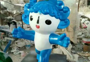 幾何福娃雕塑廠家 幼兒園小品 創意不銹鋼福娃雕塑價格