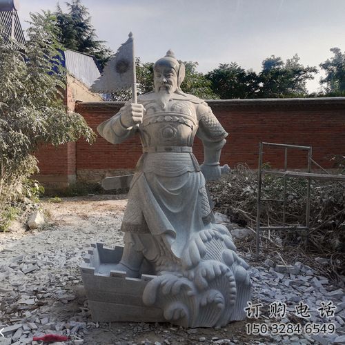 街頭岳飛雕塑廠家 大型擺件  仿古岳飛雕塑制作