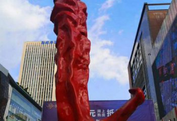 廣場(chǎng)辣椒雕塑廠家  現(xiàn)代小品  仿真不銹鋼辣椒雕塑廠