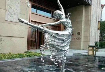 中式芭蕾舞雕塑廠家  現(xiàn)代小品 游樂(lè)場(chǎng)不銹鋼芭蕾舞雕塑擺件