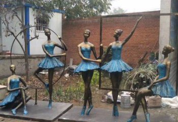 仿古芭蕾舞雕塑廠家 草地小品 房地產(chǎn)不銹鋼芭蕾舞雕塑擺件