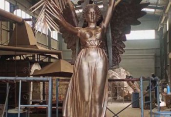 鍛造女神雕塑廠家  現代小品 戶外女神雕塑廠