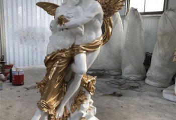 庭院愛神雕塑廠家 草地小品  現代愛神雕塑定做