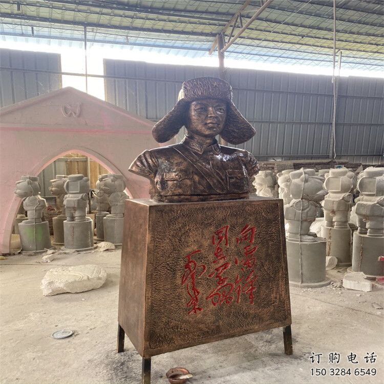 戶外雷鋒雕塑廠家 噴漆小品  烤漆雷鋒雕塑廠