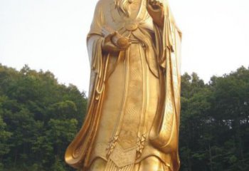 園林老子雕塑廠家  廣場小品 中式老子雕塑制作