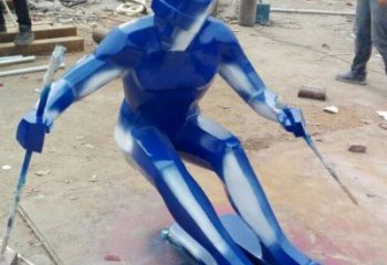 鍛造滑板雕塑廠家 廣場小品 戶外不銹鋼滑板雕塑價格