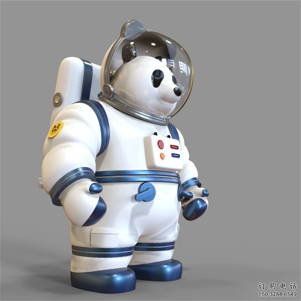 抽象宇航員雕塑廠家  創意小品  戶外宇航員雕塑定做