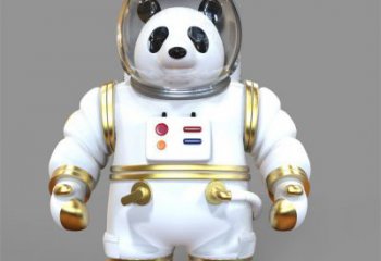 戶外宇航員雕塑廠家 噴漆小品  創意宇航員雕塑生產