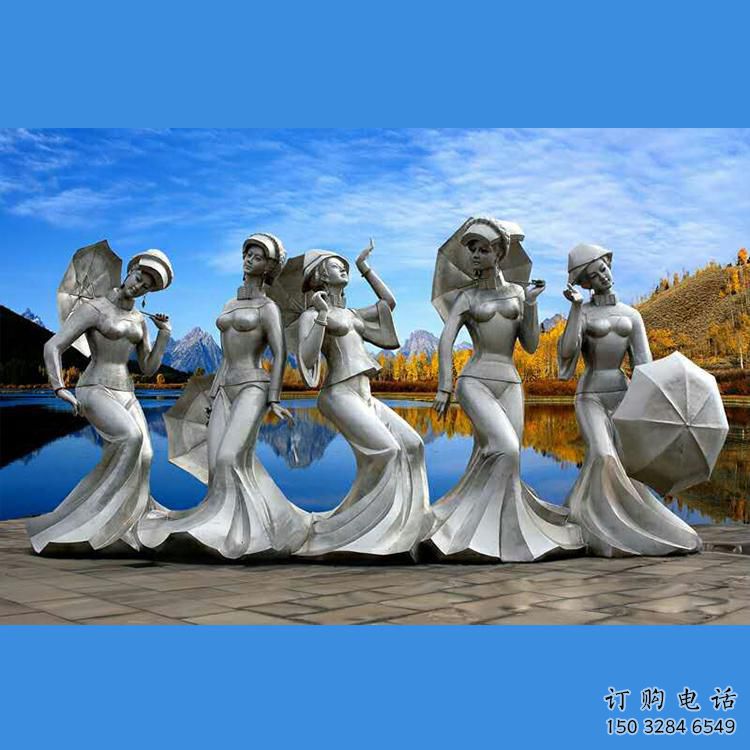 歐式音樂人雕塑廠家 抽象擺件  烤漆不銹鋼音樂人雕塑廠