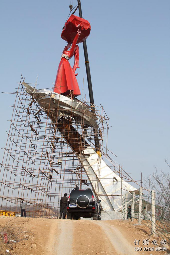 廣場女媧補天雕塑廠家 公園小品  戶外女媧補天雕塑廠