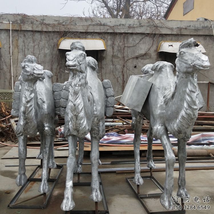 仿古絲綢之路雕塑廠家 草地小品 大型絲綢之路雕塑定制