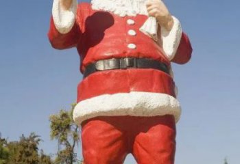 大型圣誕老人雕塑廠家  彩繪小品  戶外創意圣誕老人雕塑