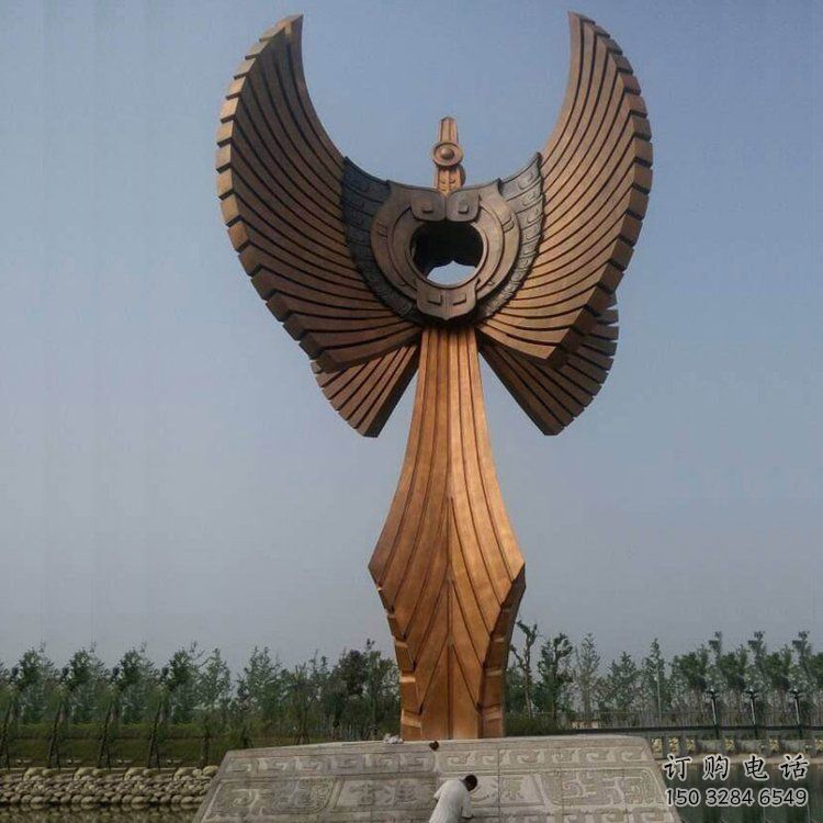 廣場地標(biāo)雕塑廠家 創(chuàng)意小品  現(xiàn)代不銹鋼地標(biāo)雕塑廠