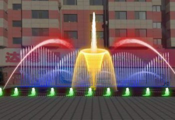 現(xiàn)代水景噴泉雕塑廠家 大型擺件 燈光不銹鋼水景噴泉雕塑