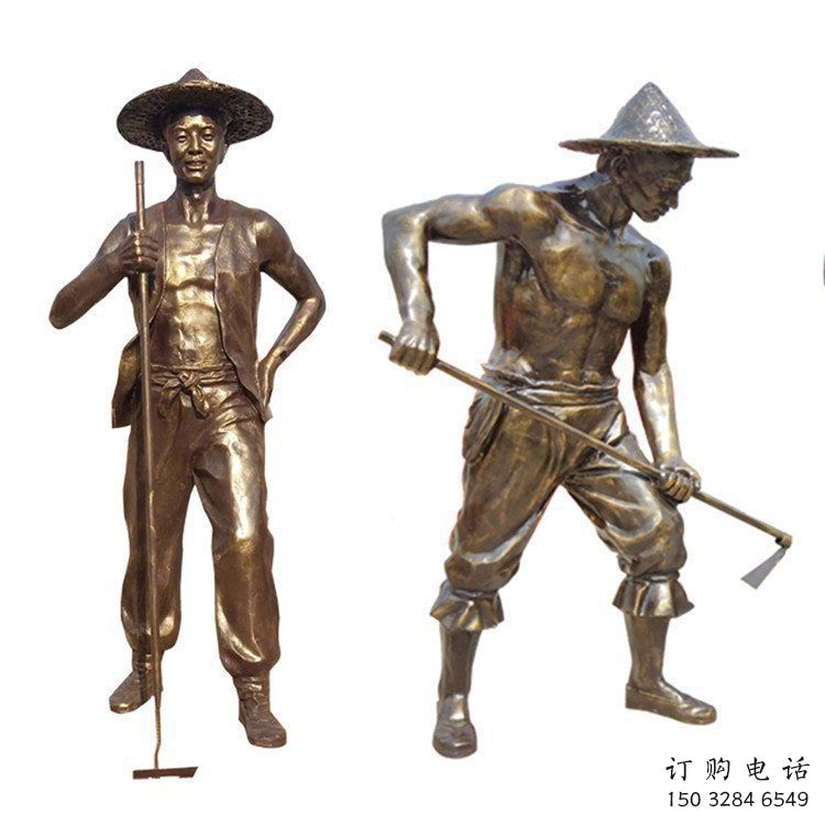 大型農(nóng)耕雕塑廠家  仿古小品  抽象農(nóng)耕雕塑廠