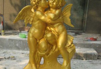 大型別墅庭院天使雕塑小品