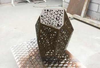 異形鏤空仿古鵝卵石雕塑