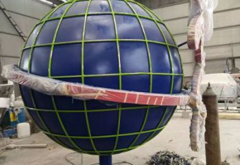 戶外地球儀雕塑 現(xiàn)代烤漆雕塑