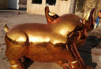 鈦金牛雕塑制造廠家