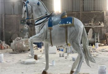 仿真馬雕塑 不銹鋼動物題材