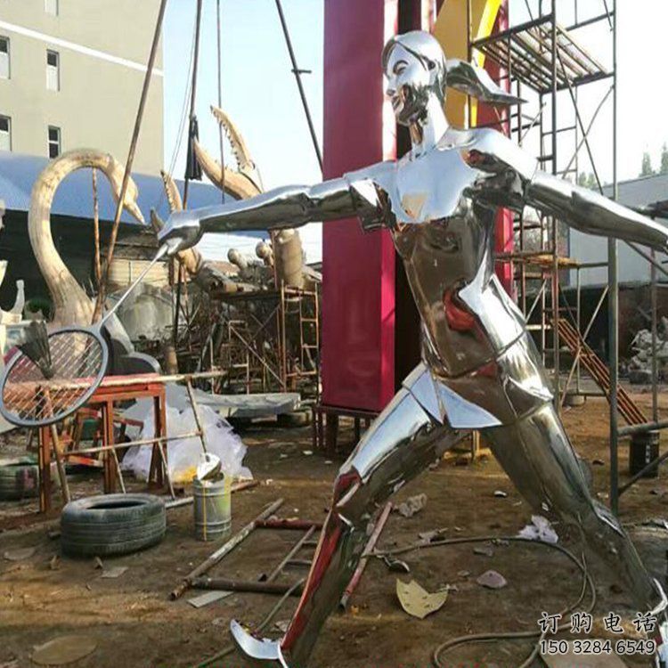 體育運(yùn)動人物雕塑廠家 女孩跑步不銹鋼雕塑制作