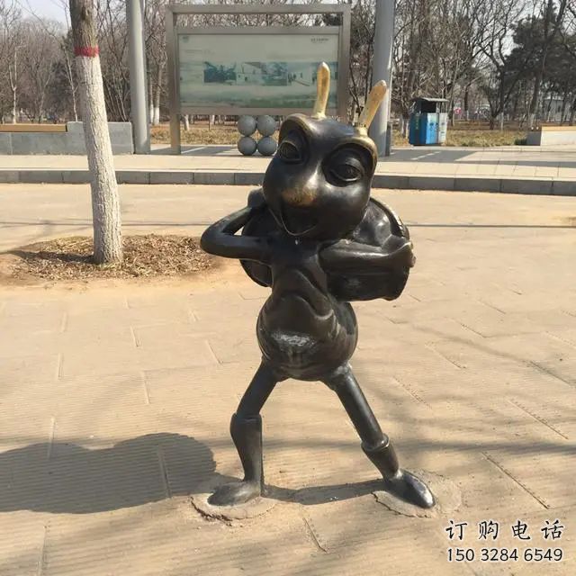 螞蟻雕塑廠家 卡通主題動物 不銹鋼螞蟻雕塑加工廠