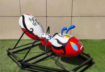 螞蟻雕塑生產(chǎn)廠家 彩繪仿真不銹鋼動(dòng)物制作