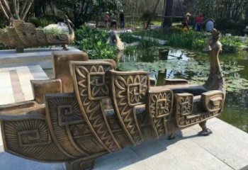 供應仿古孔雀雕塑 庭院彩繪雕塑 田間小品