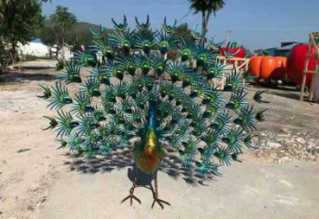 選購商業街孔雀雕塑 售樓處景觀雕塑 飛鳥擺件