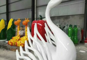 定價園林天鵝雕塑 風景區仿真雕塑 廣場小品