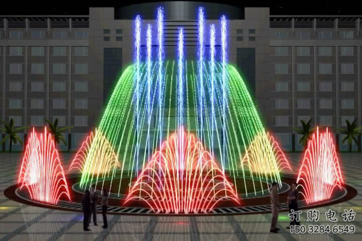 生產(chǎn)制作噴泉雕塑，燈光數(shù)控效果，公園噴泉雕塑生產(chǎn)商