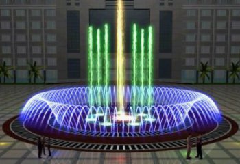 通用噴泉雕塑，燈光數(shù)控效果，公園廣場大型雕塑