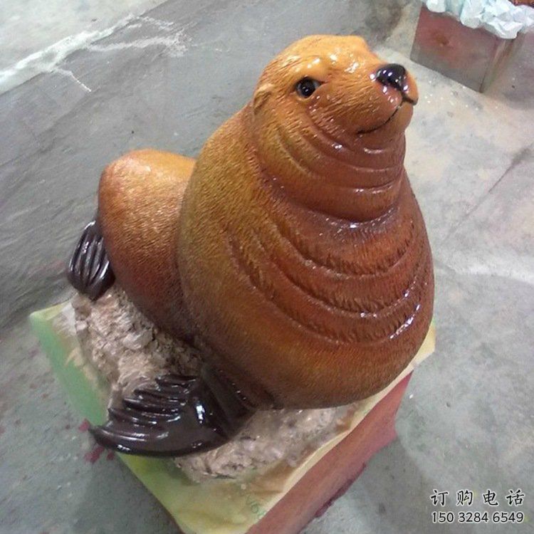 水景海豹雕塑生產(chǎn) 風(fēng)景區(qū)幾何雕塑 廣場小品