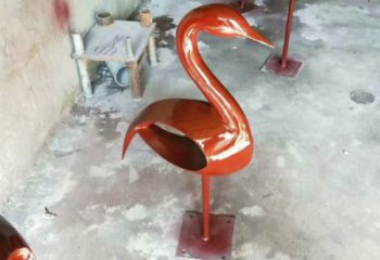 海口操場鳥類雕塑，景觀題材，鍍銅工藝