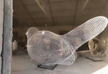 江西庭院鳥類雕塑，動物小品，網格工藝