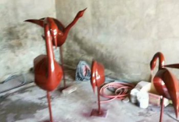 山東庭院鳥類雕塑，動物主題，鍍銅工藝