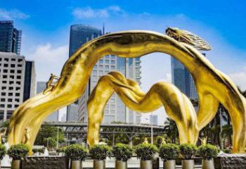 廣東校園鳥類雕塑，仿真主題，鍍金工藝