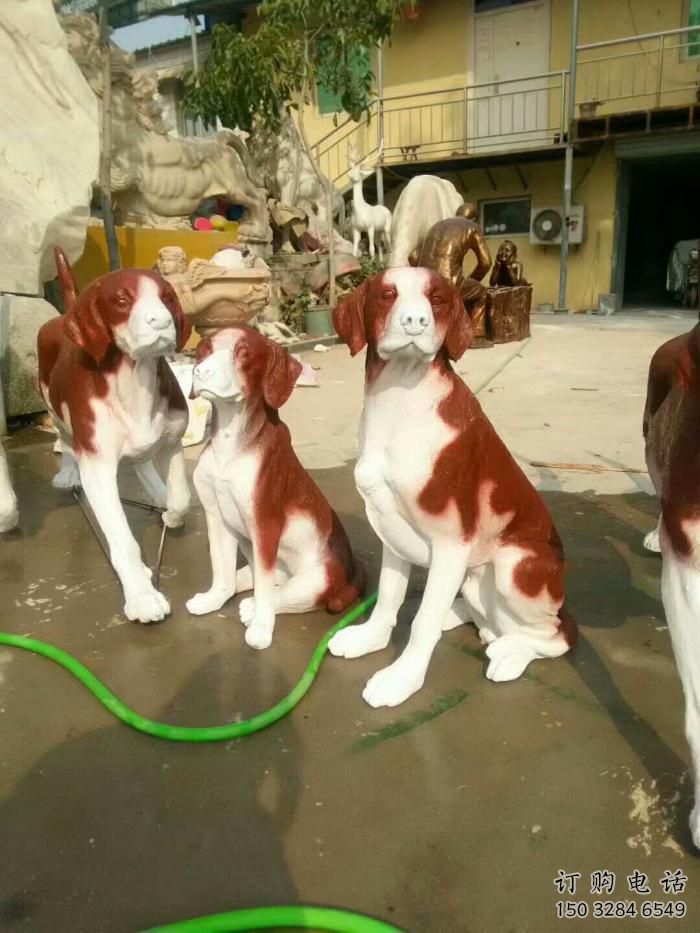 園林狗雕塑 城市廣場雕塑 步行街擺件