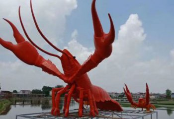 常用仿真龍蝦雕塑 酒店公園雕塑 風景區擺件