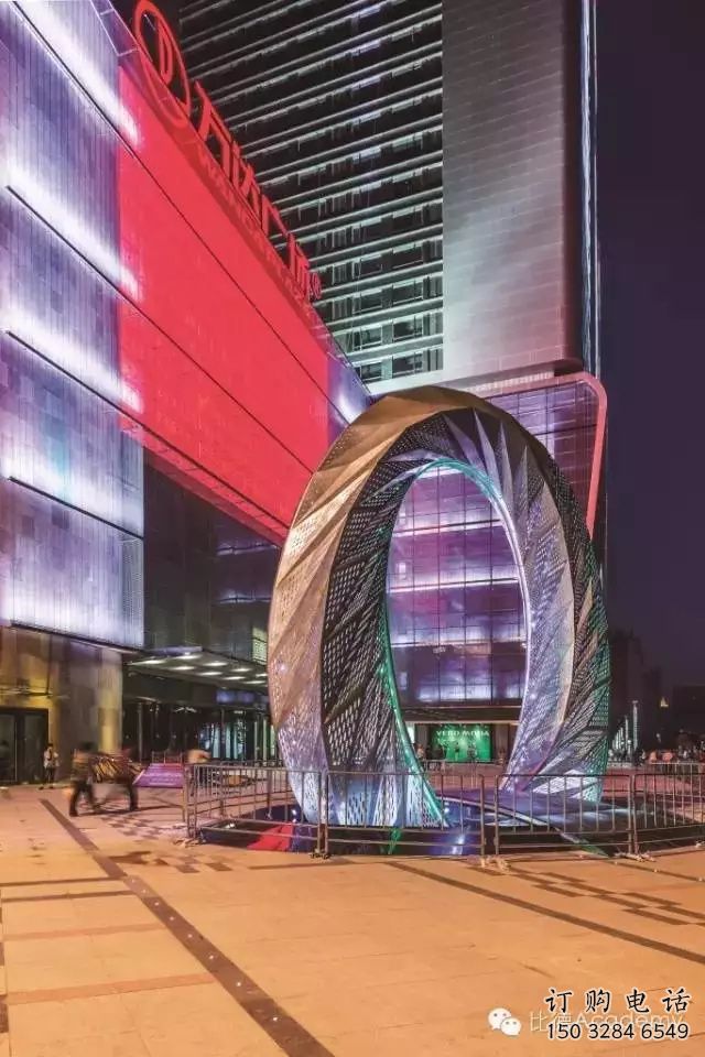 定制街頭精神堡壘雕塑 大型別墅區(qū)標識雕塑 鋼管文化雕塑