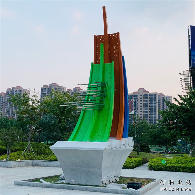 廣場帆船雕塑廠家，仿古景觀雕塑，仿古擺件