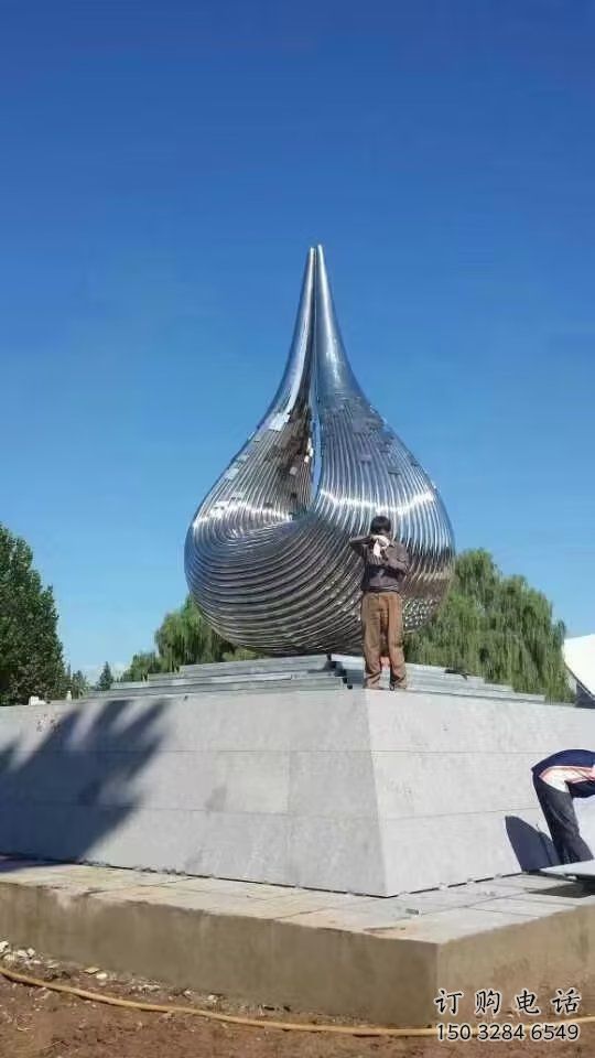 大門口水珠雕塑廠家 發光公園雕塑 仿真雕塑