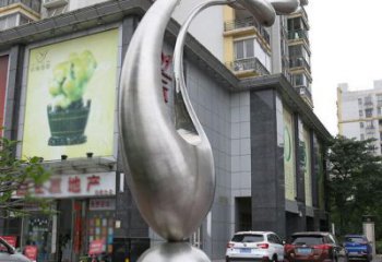 不銹鋼水珠雕塑廠家 烤漆大型雕塑 歐式雕塑